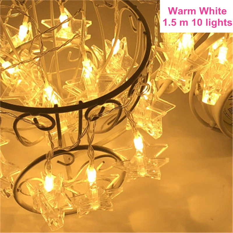 10LED warm Рождественские украшения для дома, 10 м, 100 шт., светодиодный Медный Серебряный провод, свадебные праздничные вечерние украшения, год, B - Цвет: 10LED warm