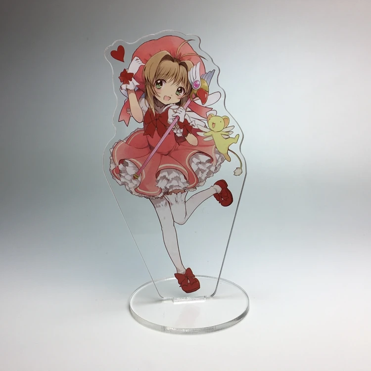 Экшн фигурка KINOMOTO SAKURA акриловая модель на подставке 10 15 см|Куклы| |