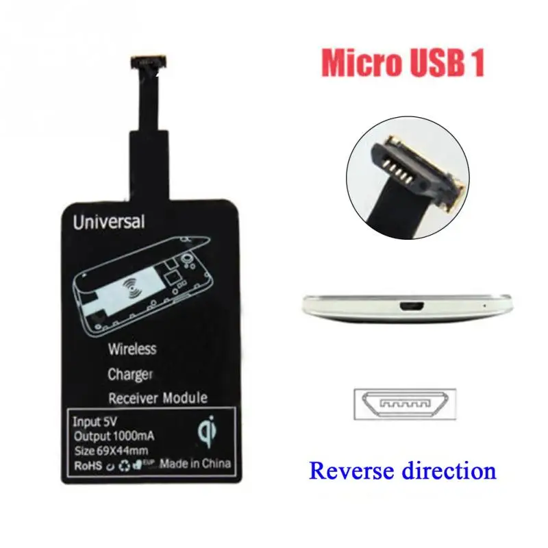 5V 1.5A QI standard Wireless Charging Receiver Adapter Card Charger Module Mat Chip for Android Samsung Galaxy huawei xiaomi | Электроника