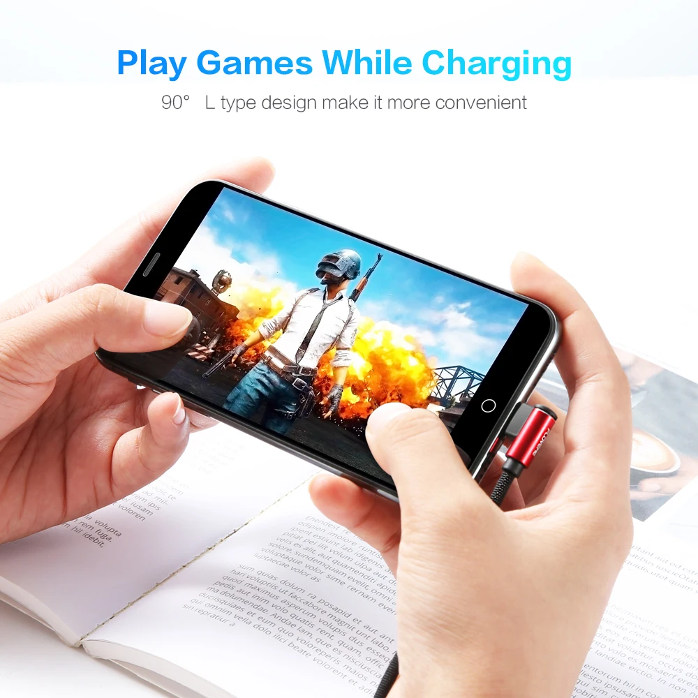 FLOVEME 90 градусов Micro USB кабель для Xiaomi Redmi 4X Note 4 2.4A кабель для быстрой зарядки USB телефон зарядное устройство кабель для передачи данных шнур провод 1 м