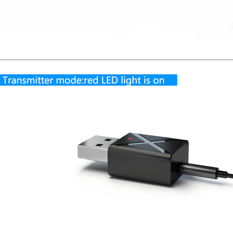 KN320 2 в 1 5,0 Bluetooth приемник передатчик 3,5 мм AUX USB стерео Muisc беспроводной Bluetooth адаптер для автомобиля ТВ ПК высокое качество
