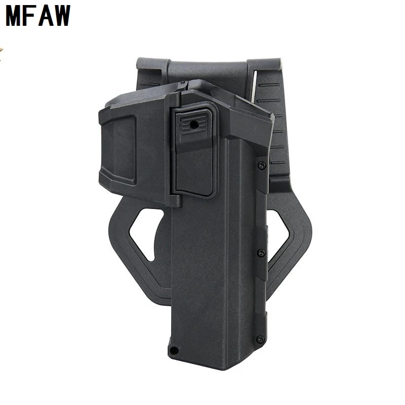 Тактические подвижные кобуры для пистолета Glock с фонариком или лазером, крепится правой рукой, пояс, кобура для пистолета