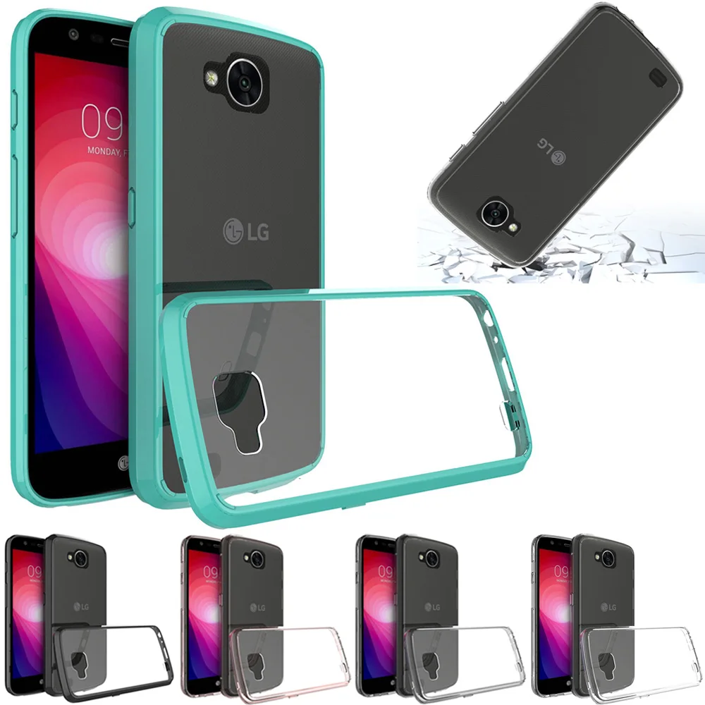 Для LG X Venture V9/X Calibur чехол ультра тонкий мягкий ТПУ Рамка Жесткий акриловый задний