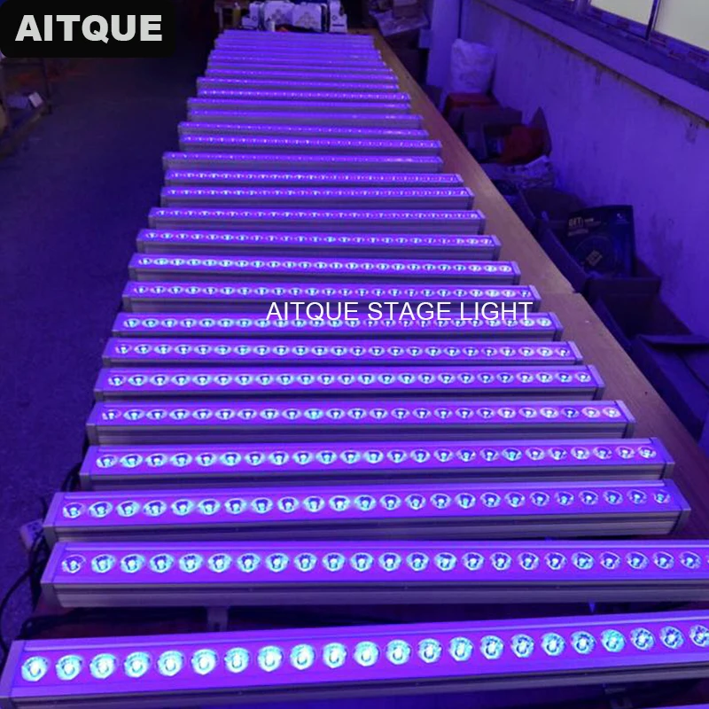 

4pcs Led dj wall washer 24x3w outdoor led wall bar led washer light dmx rgbw waterproof bar