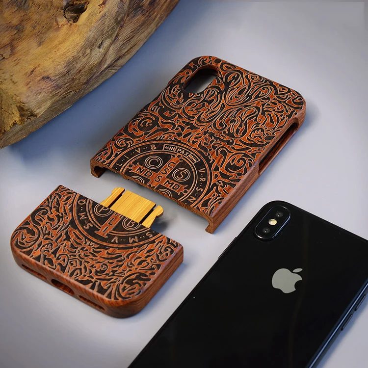 Полный Деревянный чехол для iPhone XS Max 2018 чехлы телефонов 100% из натурального дерева