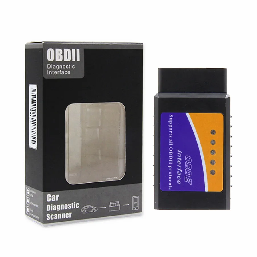 Прошивка V1.5 PIC18F25K80 OBDII Автомобильный диагностический ELM327 V1.5 Bluetooth Android Авто OBD инструмент ELM 327 дизельный автомобиль Розничная торговля коробка