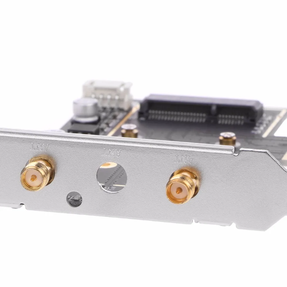 

New Mini BCM4352 867Mbps + Bluetooth BT 4.0 802.11AC/BGN Desktop PCI-E Adapter