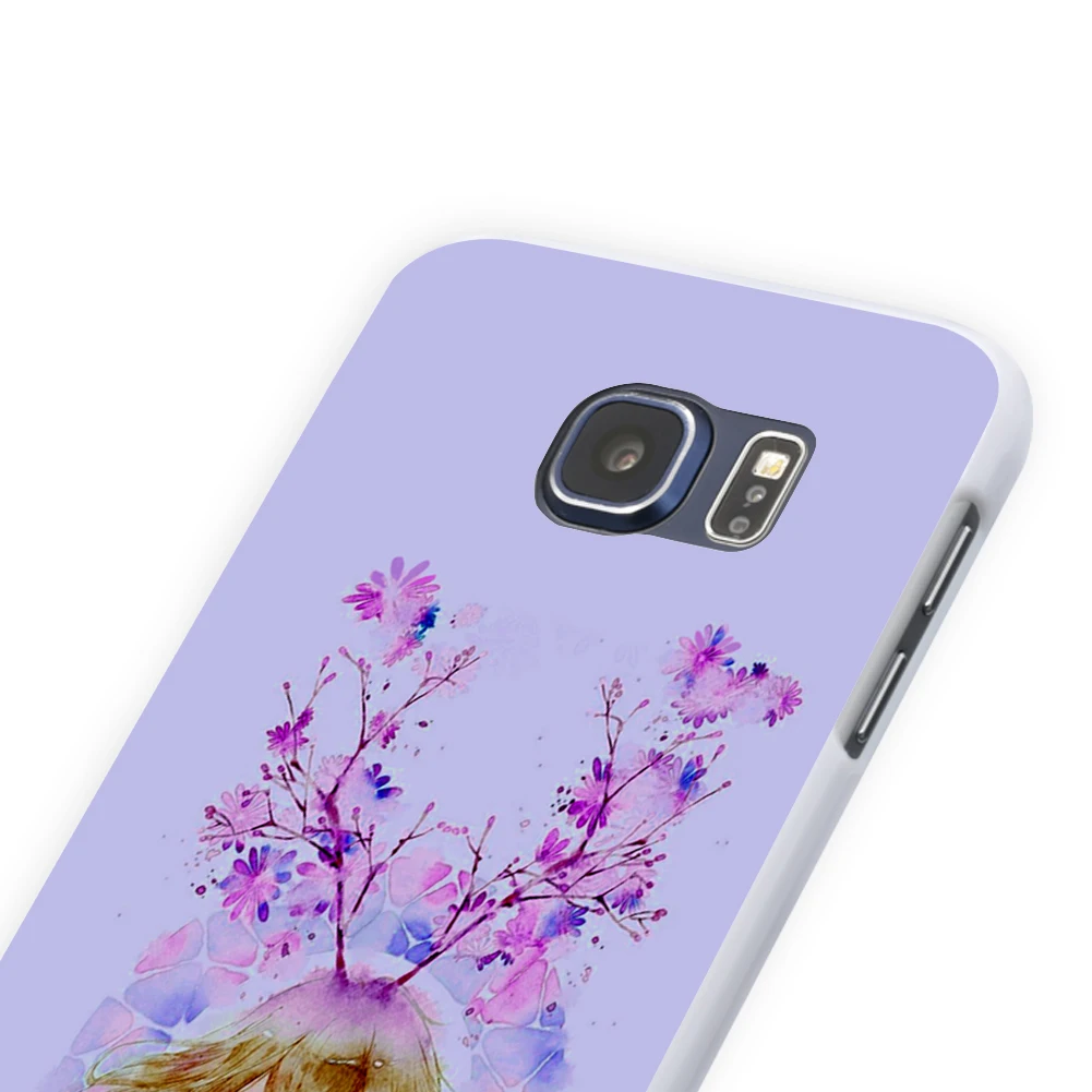 Antler Girl Pattern Protective Case Cover for Samsung Galaxy Note 4 5 S7 S8 | Мобильные телефоны и аксессуары