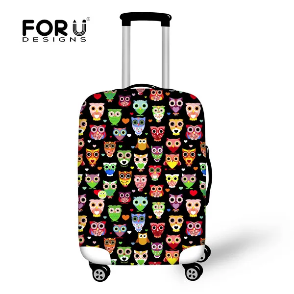 CC3367 FORUDESIGNS/чехол для багажа, милый Джинсовый чехол с принтом кошки, собаки, сумки, аксессуары для 18-30 дюймов, чехол для путешествий, защитный чехол, пылезащитный чехол - Цвет: CC3367