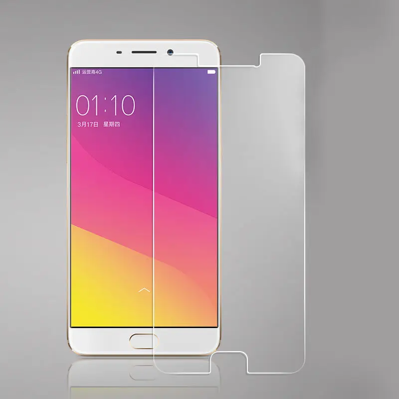 5 PCS/Lot Tempered Glass for Oppo F1 Plus / OPPO R9 5.5&quot Screen Protector Protective Film | Мобильные телефоны и