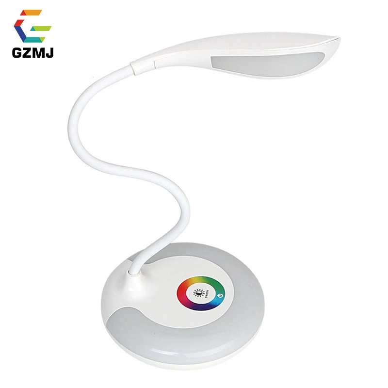 Pаспродажа GZMJ настольная лампа для учебы, спальни, ночник, USB зарядка, книжный светильник для чтения, перезаряжаемая сенсорная RGB основа, лампа для защит... Pаспродажа GZMJ настольная лампа для учебы, спальни, ночник, USB зарядка, книжный светильник для чтения, перезаряжаемая сенсорная RGB основа, лампа для защит...