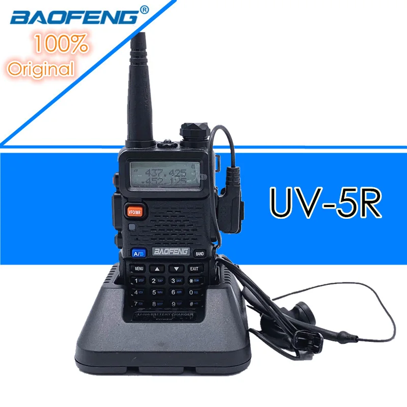 Baofeng UV-5R портативная рация профессиональная CB радиостанция Baofeng FM трансивер 5 Вт VHF UHF портативная UV 5R охотничья радиостанция