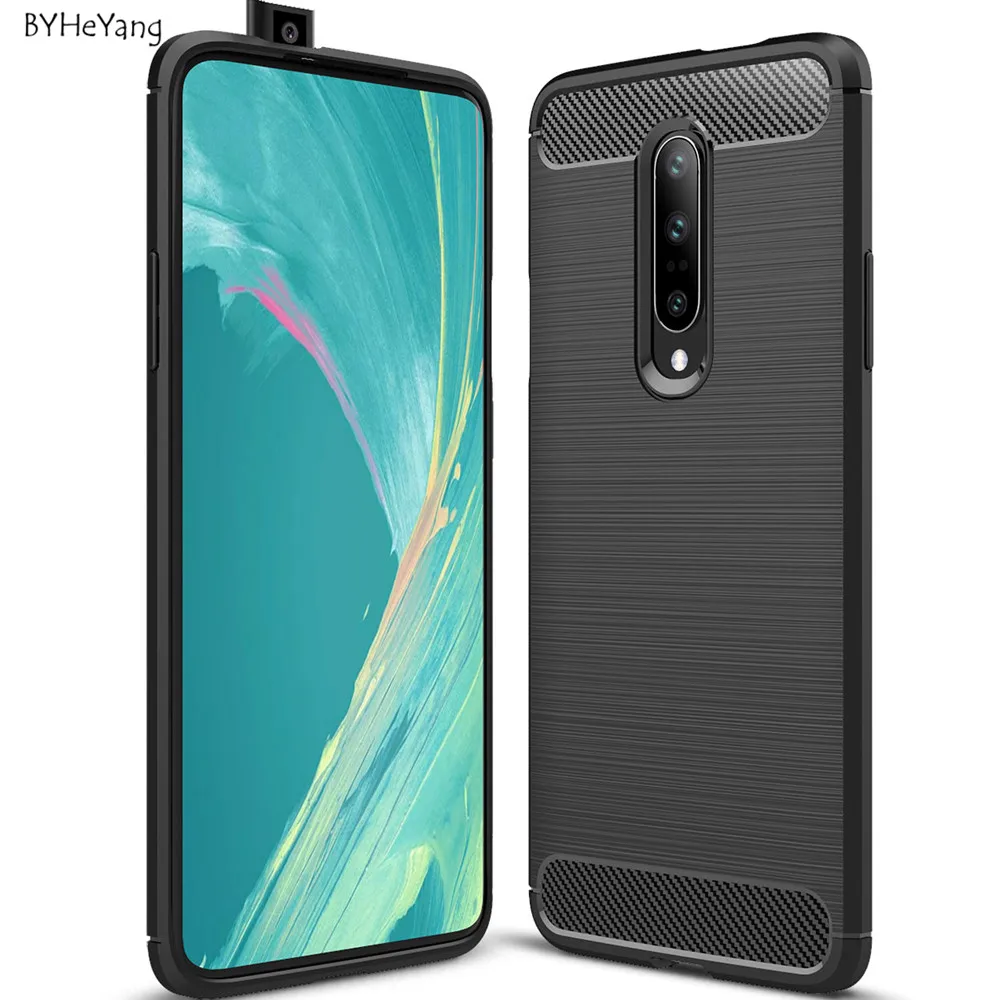 Чехол для Oneplus 7 Pro Мягкий Силиконовый противоударный защитный чехол из ТПУ Capa OnePlus