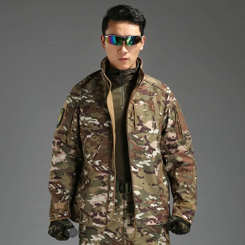 Новинка кожаные куртки с защитой от ветра камуфляжные куртки|windbreaker waterproof|waterproof