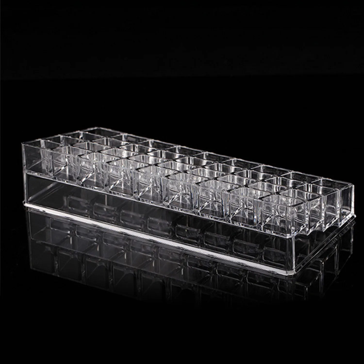 Behogar 36 отсек прозрачный акриловый Органайзер для макияжа косметический ящик