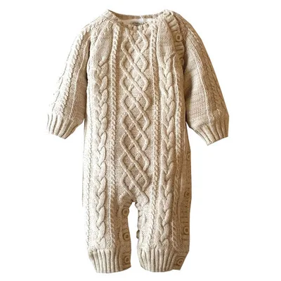 Новый теплый комбинезон с круглым вырезом красный однотонный плотный хлопковый