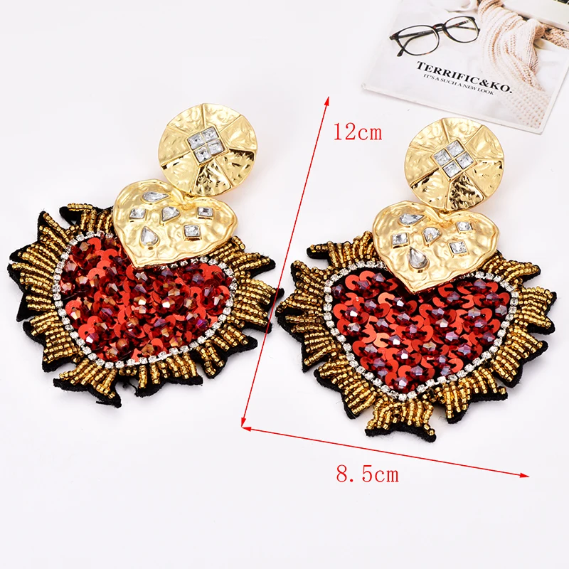 В винтажном стиле ручной работы чешское стекло бусины черные серьги в форме