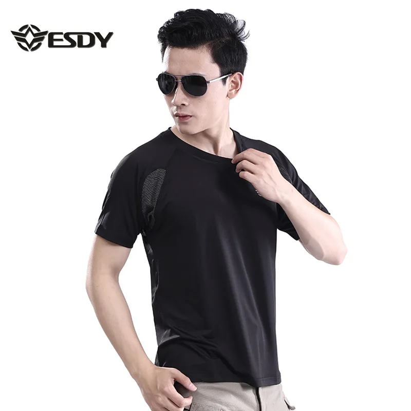 Новый 2018 Военная Униформа тактика быстросохнущие с короткими рукавами 3 цвета