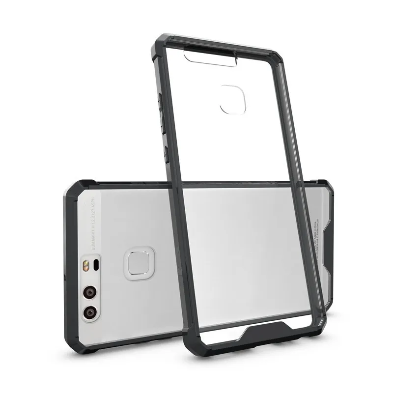 Гибридный ТПУ акрил Броня чехол противоударный Crystal Clear задняя крышка для Huawei Honor 8