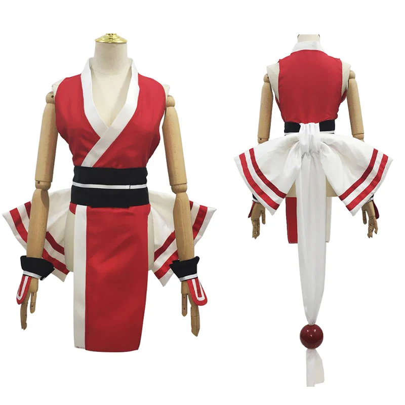 Красное платье свободного размера Король бойцов Mai Shiranui костюмы для косплея