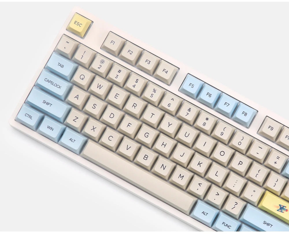 Xda профиль 165 клавиш pbt Материал краситель субкровать keycap для mx Переключатель механическая клавиатура