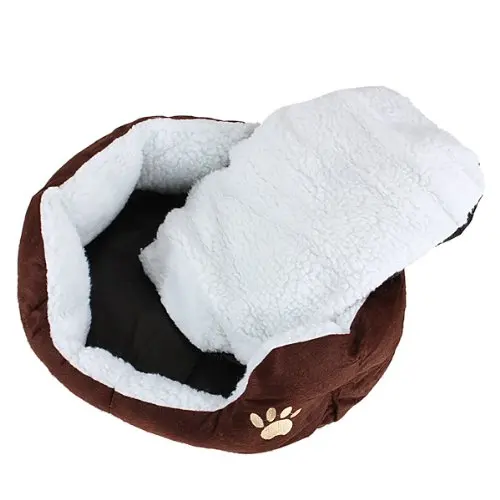Panier Corbeille Niche Coussin демисезонное освещение для Chien Chat Animaux Taille S 46*42*15 см COFFE