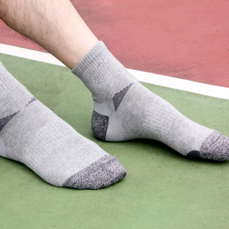 Унисекс впитывает пот Баскетбол Носки для девочек Кемпинг Пеший Туризм сжатия