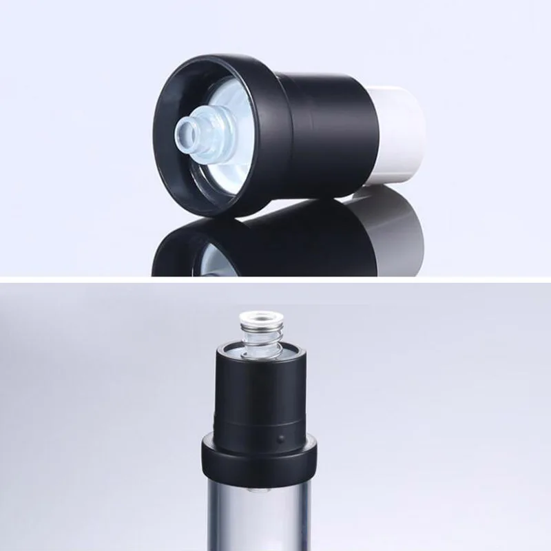 Портативная модная пустая Косметическая Вакуумная бутылка Mini Black 5 мл 10