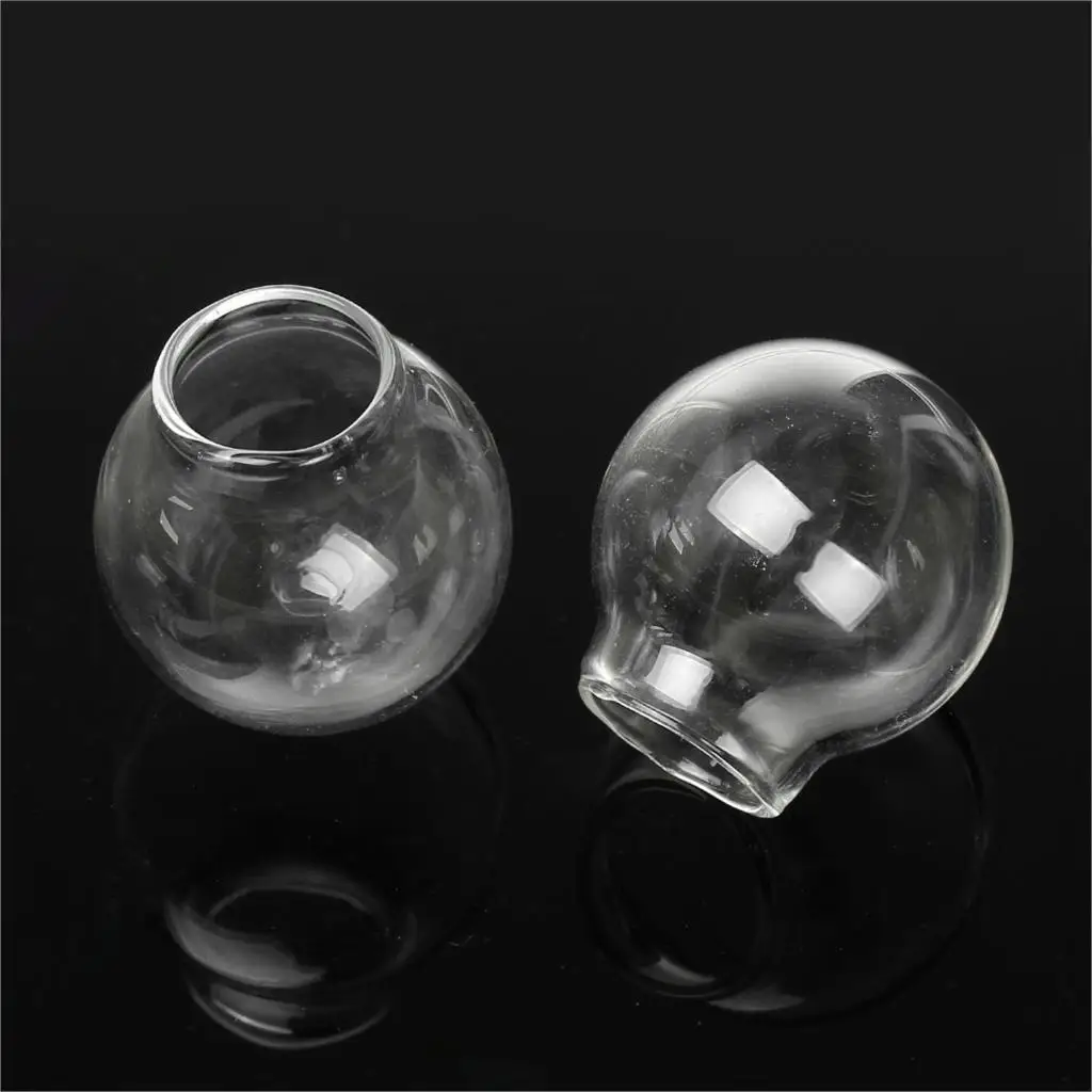 

DoreenBeads Glass Globe Bottle Vial For Earring Rings Pendants Findings Transparent 26mm x25mm(1" x1"),1 Piece