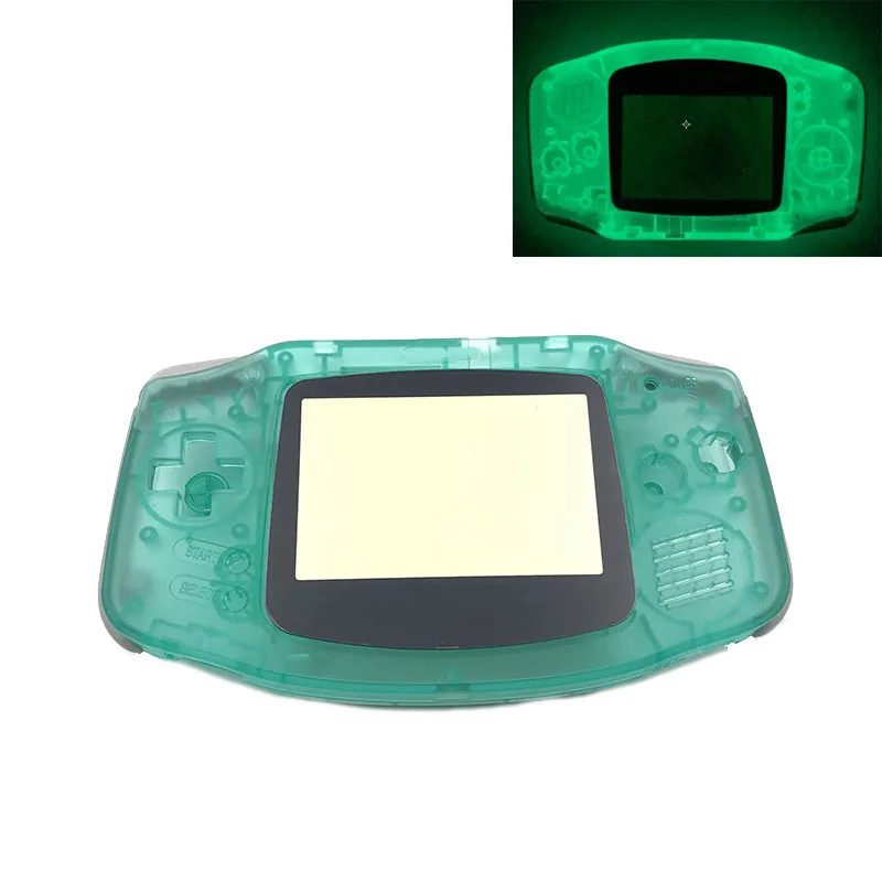 20 комплектов для Gameboy Advance Shell Полный корпус чехол для nintendo GBA Корпус чехол - Цвет: Fluorescent green