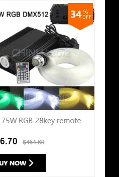 50 Вт RGBW светодиодный мерцающий волоконно-оптический лампы DMX 512 поддерживаемый Звездный потолочный комплект с 1000 шт. 5 м 0,75 мм 28Key RF пульт дистанционного управления