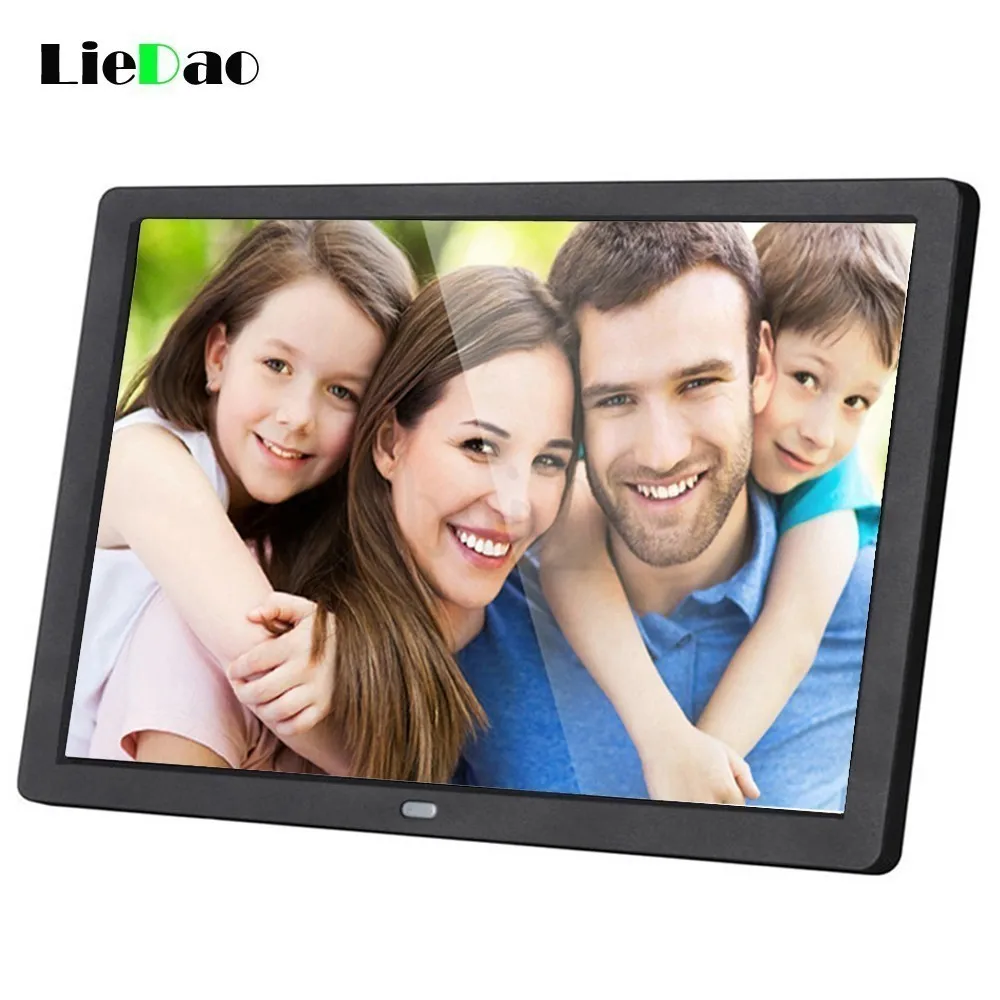 LieDao 15.6 Inch Digital Photo Frame LED Backlight HD 1280*800 Electronic Album Full Function Music Video Good Gift | Электроника