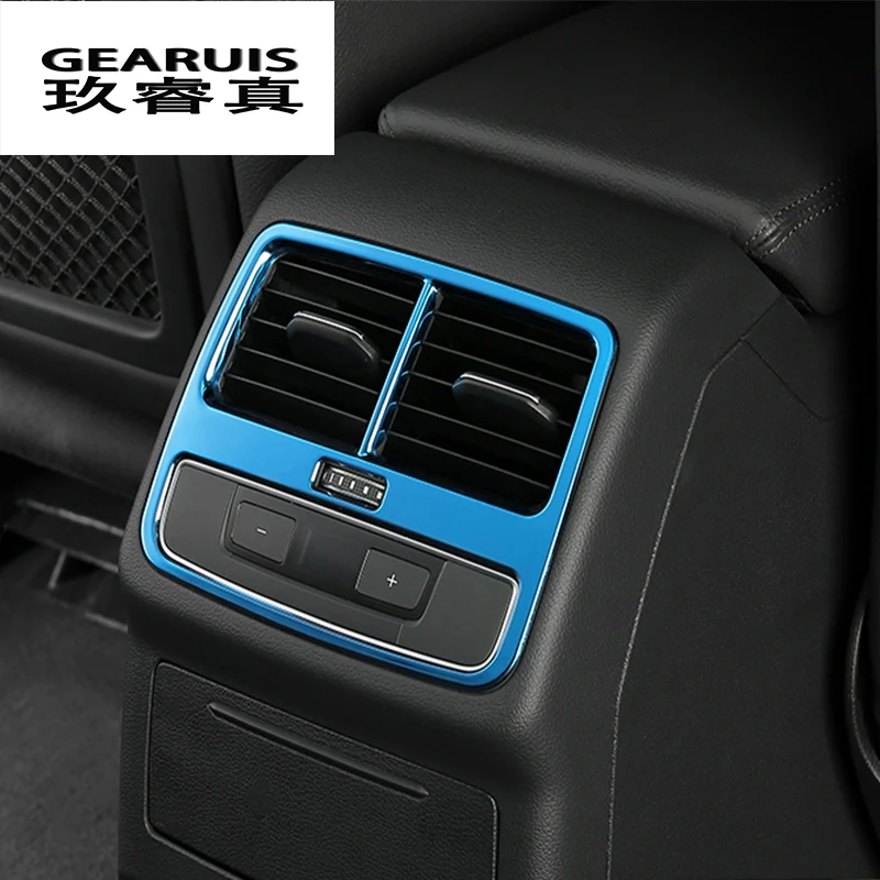 Автомобильная задняя рамка кондиционера Декор крышка AC вентиляционные