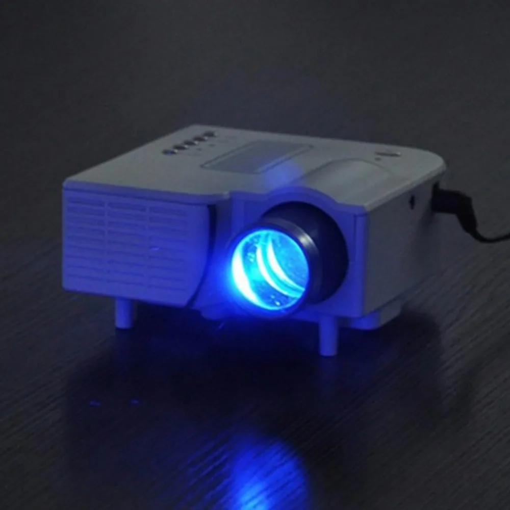 UC28+ мини Портативный 1080 P HD проектор домашний кинотеатр Театр обновлен HDMI Интерфейс дома развлекательное устройство мультимедийный плеер