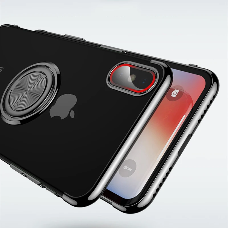 Чехол Alxun для iPhone 7 8 6 6S Plus автомобильный держатель магнитная подставка кольцо на