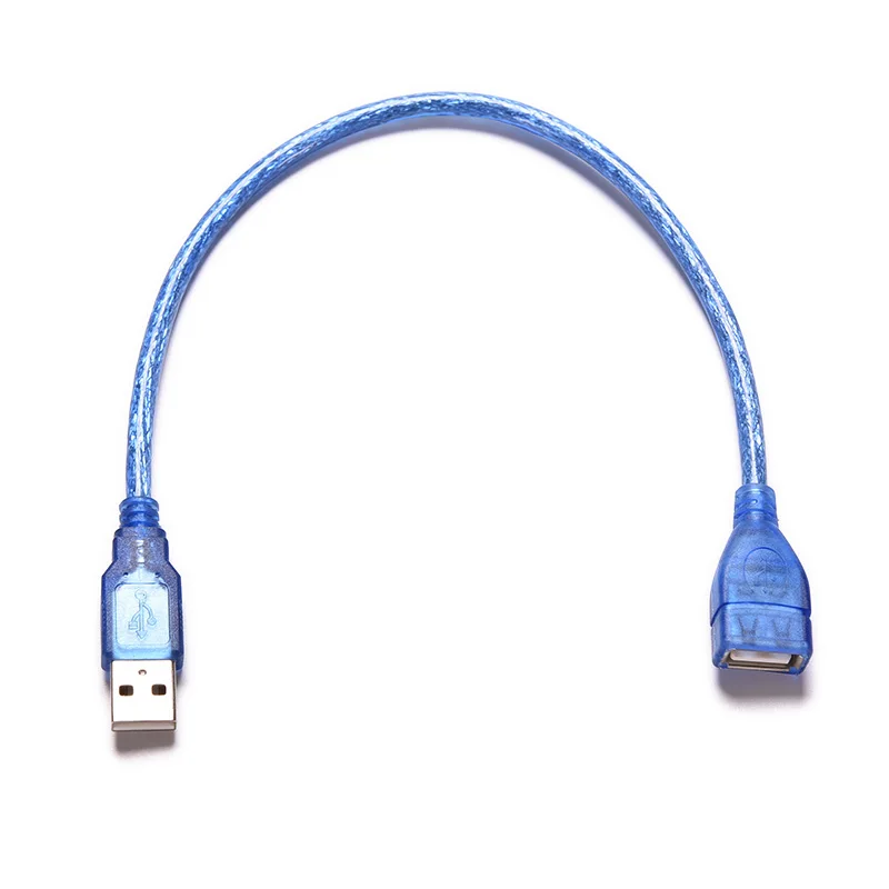 23 см синий USB A/F 2.0USB расширитель расширение мужчин и женщин кабель провода
