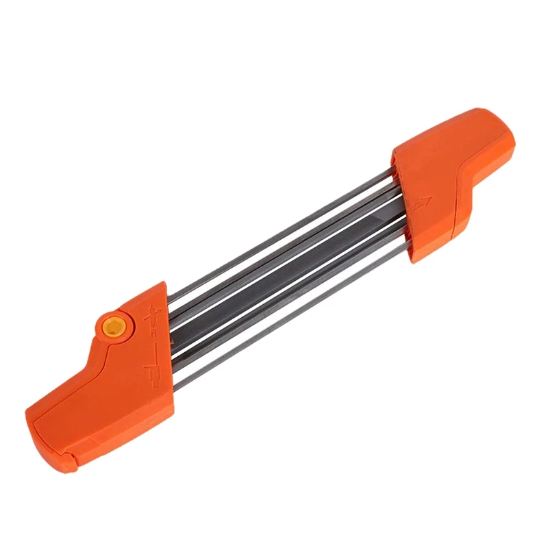 Manual Chainsaw Saw Chain Sharpener 5/32P 4.0Mm Replacement Grinding Tool Fast-Sharpening Sharp Filing Guide (Ora | Инструменты