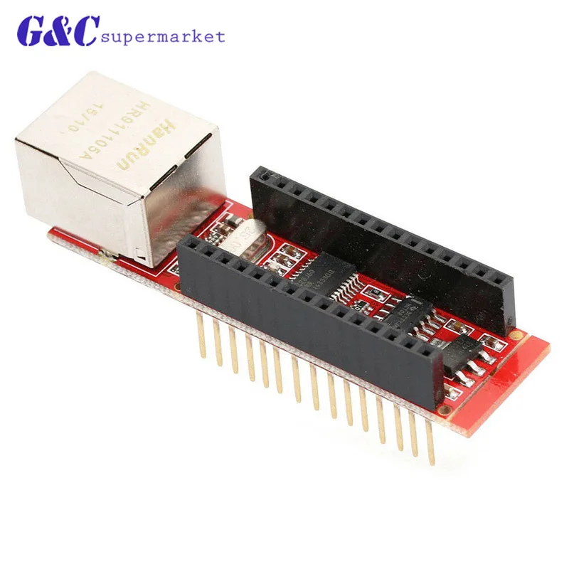 Nano V3 Ethernet щит ENC28J60 микрочип HR911105A веб сервер плата модуль для Arduino 3 0|Интегральные