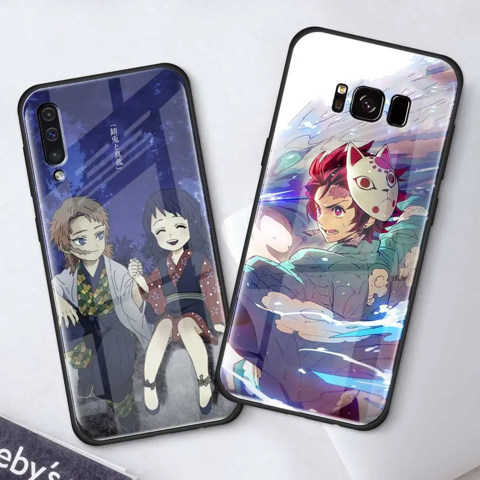 Чехол из закаленного стекла для samsung Galaxy S10 S10e S9 S8 S10 Plus Note 9 A50 A30