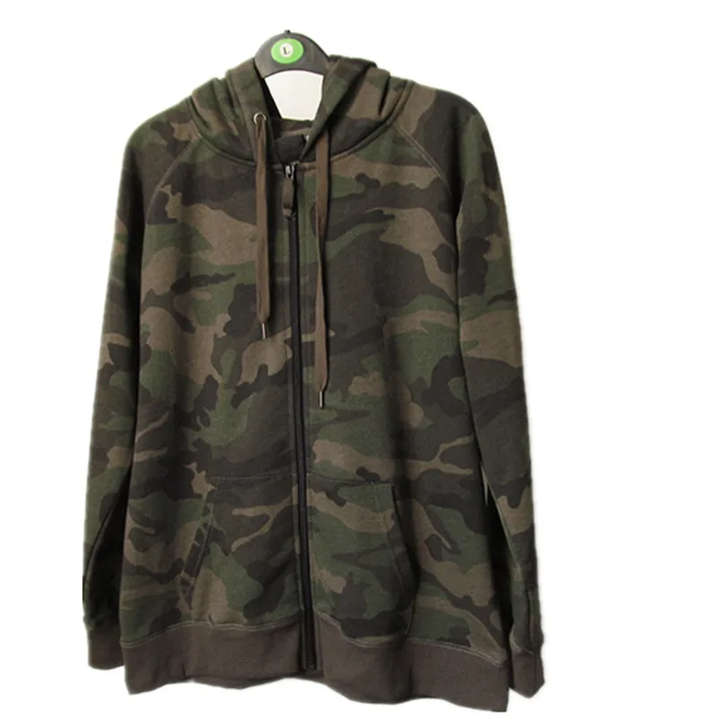 High Quality Autumn Womens Men Couples Hooded Jacket Camouflage Cotton Casual Loose Large Size 4XL Long-sleeved SweateShirts