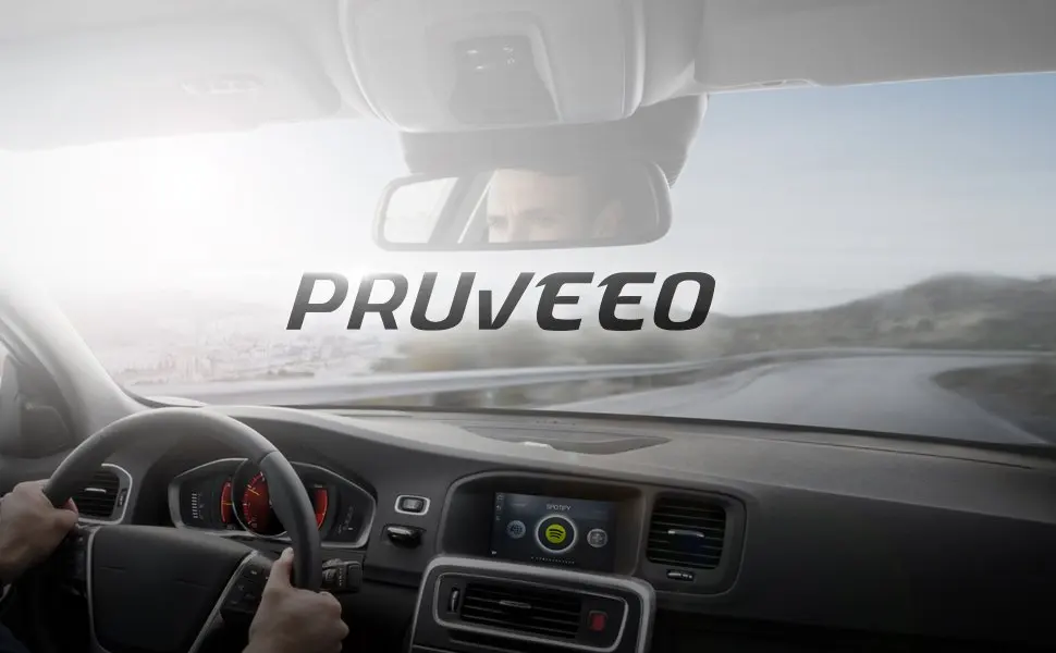Видеорегистратор Pruveeo MX2, передняя и задняя двойная камера для автомобилей, широкий угол обзора 240 градусов