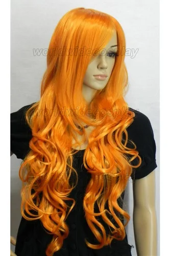 Длинный парик для косплея Nami один кусок два года назад Бесплатная доставка на
