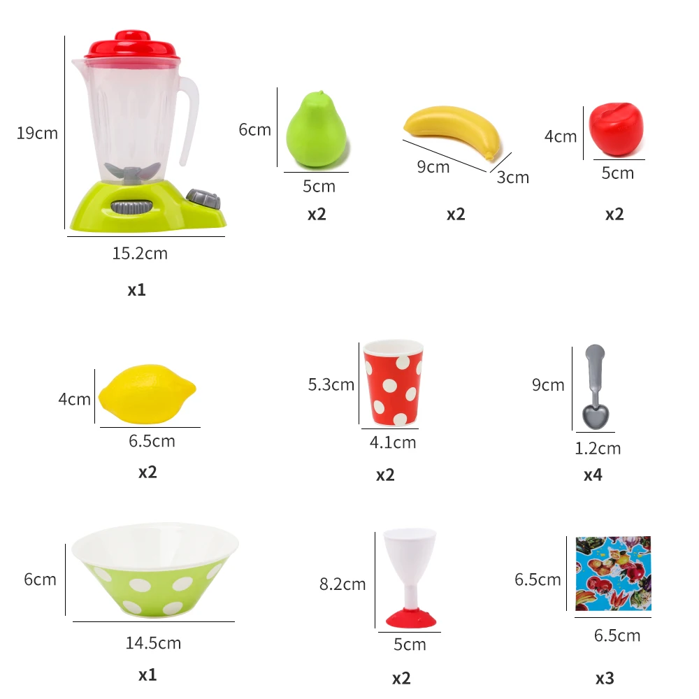 27 шт. имитирующая соковыжималка для фруктов ролевые игры игрушки развивающие