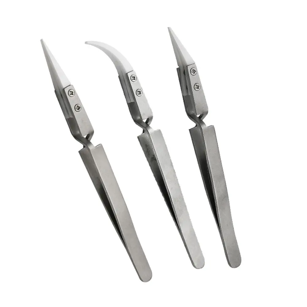 Пинцет из нержавеющей стали керамический пинцет антимагнитной кислоты точность