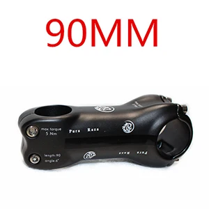 Black 90mm puaraza полный углеродного волокна горный велосипед Диаметр/Велосипедный вынос/стояк/MTB велосипед стволов 31,6*28,6/6 градусов - Цвет: Black 90mm