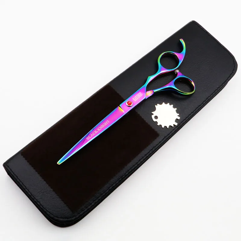 BLACK KNIGHT Professional Hairdressing scissors 7 inch Cutting Barber shears pet color style | Красота и здоровье