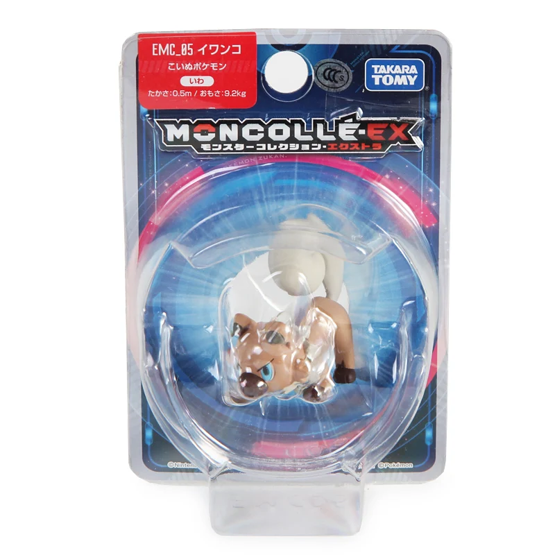 Takara Tomy Pokemon Moncolle-EX Sun Moon 4 см мини-игрушка Коллекция фигурка EMC05 Rockruff Новинка 968399 |