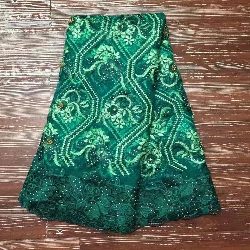 Hot Sale Tulle Lace Fabric High Quality African French 2017 Net Nigerian Fabrics For Women Dresses 5 Yards 740 | Дом и сад