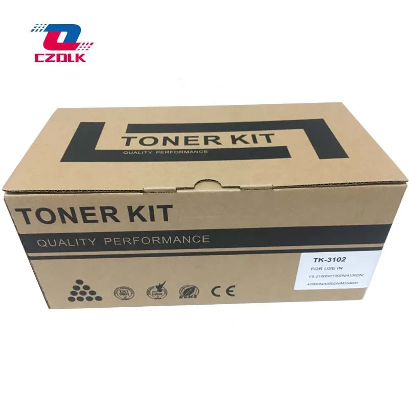 2 шт. X новые совместимые TK3102 тонер картриджи для Kyocera fs2100 3040 3540dn|Картриджи с