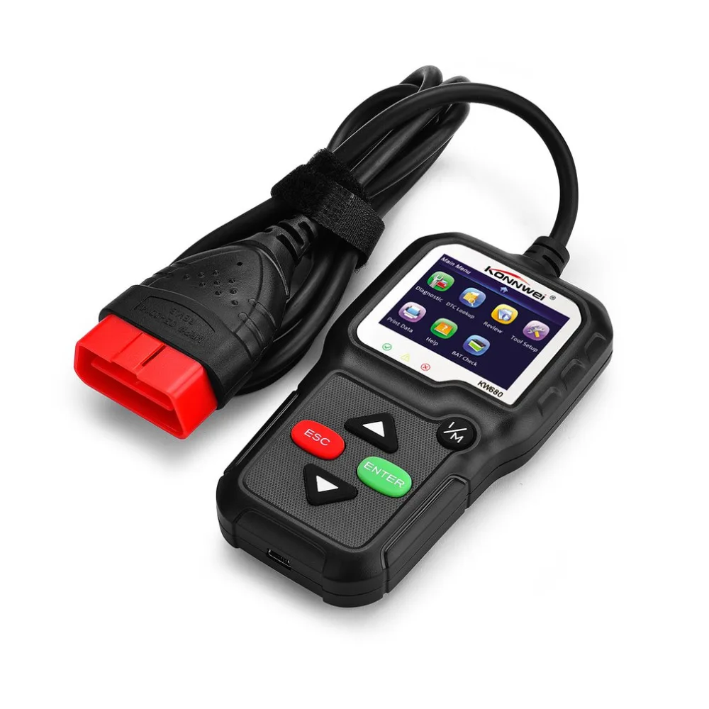 KW680 Car Auto Troubleshooting Scanner Vehicle Mistake Fault Diagnostic Tester 12V Detecting | Инструменты